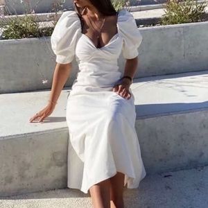 ZARA NWT KNOTTED RUSTIC DRESS